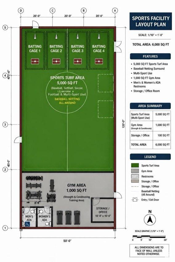 Warehouse facility layout